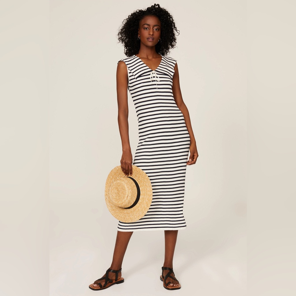 Rixo Antibes Stripe Maxi